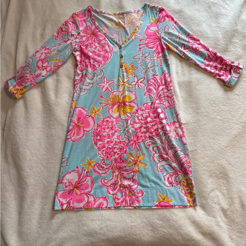 Lilly Pulitzer- Palmetto Dress - Lolita Breakwater Blue